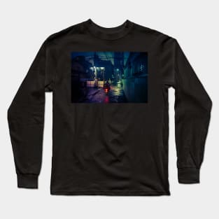 Neo Tokyo - Midnight Delivery Long Sleeve T-Shirt